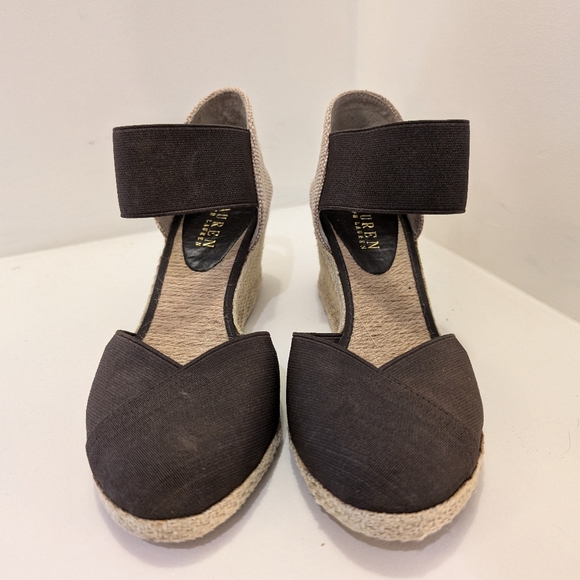 Ralph Lauren Charla Wedge Sandals - Picture 2 of 8